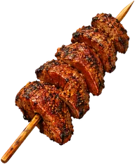 Kidney suya, grilled