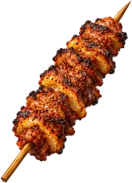 Ram suya, grilled